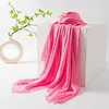 Plain Colors Grey Tassel Hijab Shawl Scarf