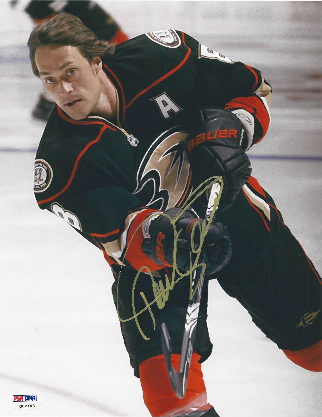 Teemu Selanne Anaheim Ducks signed 8x10 PSA/DNA Cert # Q62143