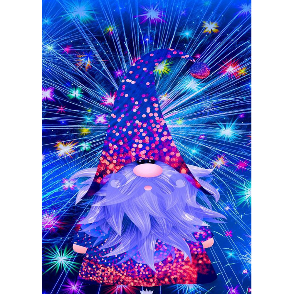 

Colorful Fireworks Goblin - Round Drill Diamond Painting - 30*40CM, 501 Original