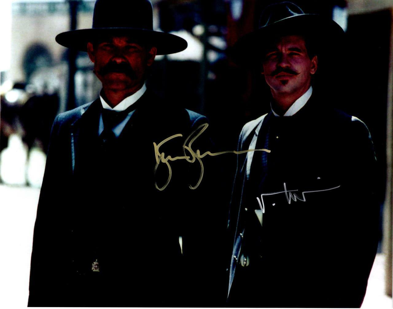 Val Kilmer Kurt Russell autographed 11x14 Photo Poster painting signed Picture Very Nice and COA