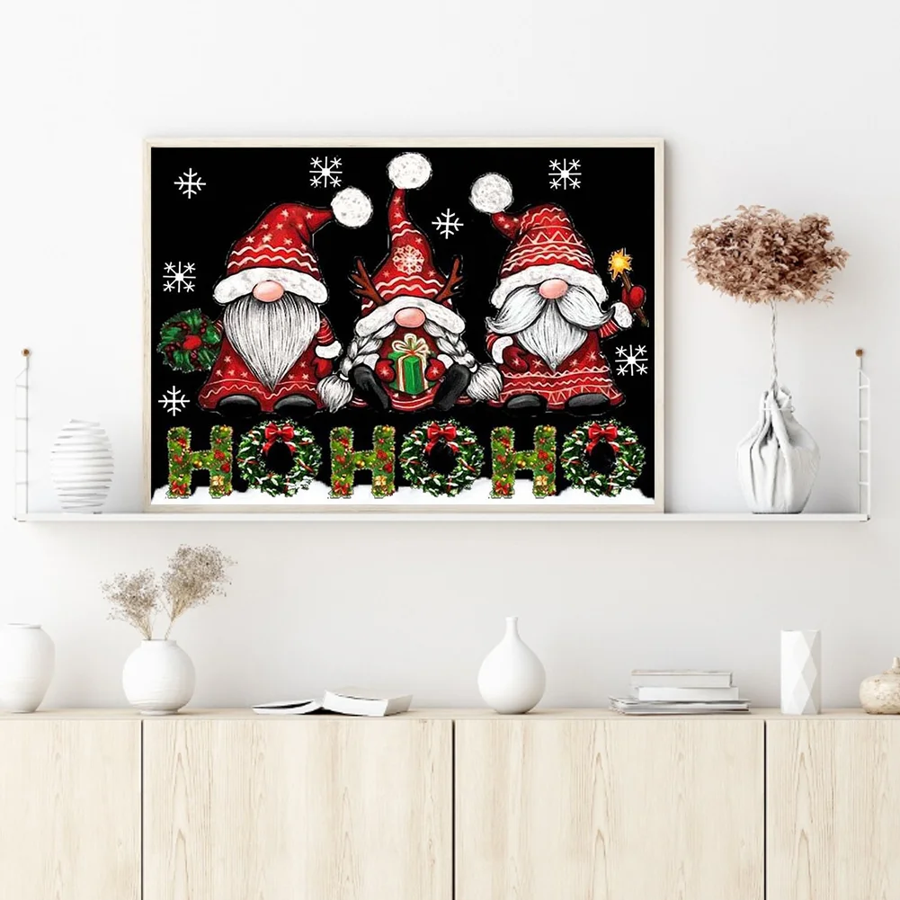 Diamond Painting - Full Round Drill - Christmas Dwarf(40*30cm)