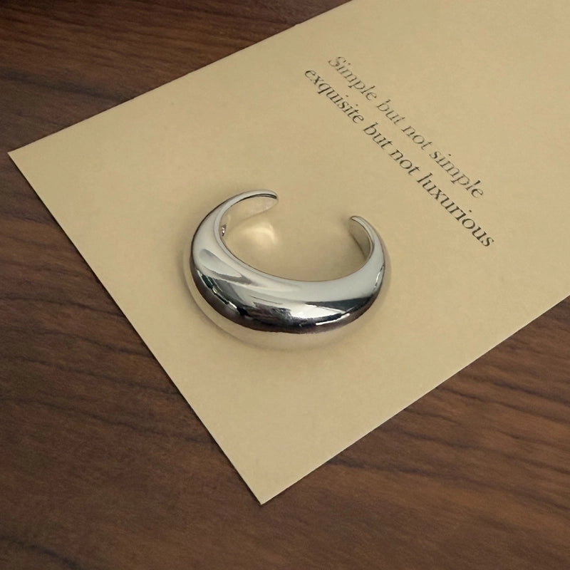 Hip-Hop Commute Geometric Copper Plating Open Rings