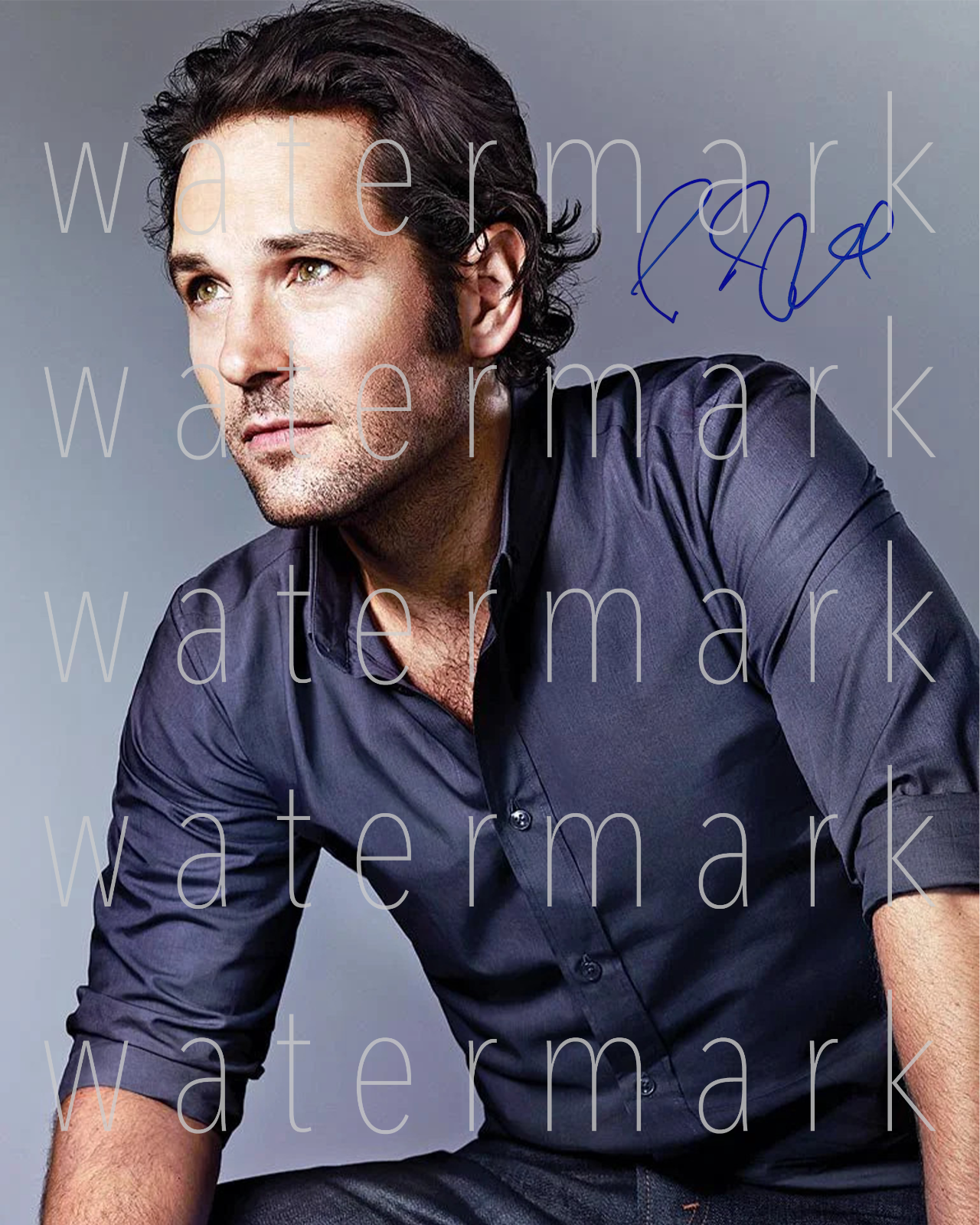 Paul Rudd sexy Ant Man Avengers signed 8X10 print poster Photo Poster painting autograph RP