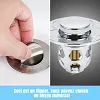 Bouchon universel de fuite de t&ecirc;te d'eau de lavabo