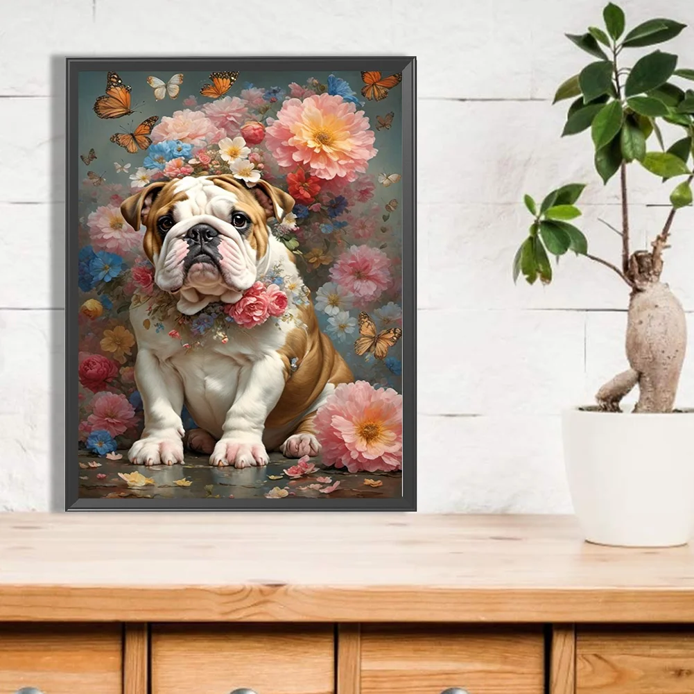 Diamond Painting - Full Square Drill - Dog(Canvas|35*45cm)