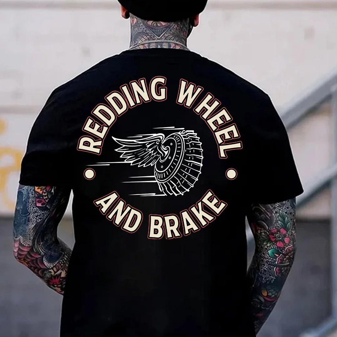 REDDING WHEEL AND BRAKE Print Men's T-shirt