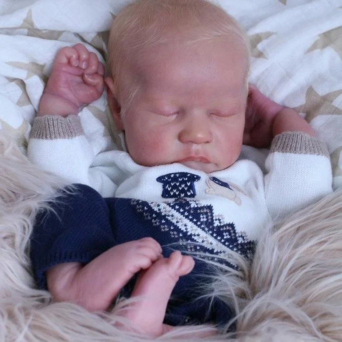  17" echte lebensechte Manon Reborn Babypuppe - RSDP-Rebornbabypuppen-Rebornbabypuppen.de
