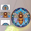 Suncatcher Bee Diamond Painting Hanging Pendants for Kid Adults DIY Craft