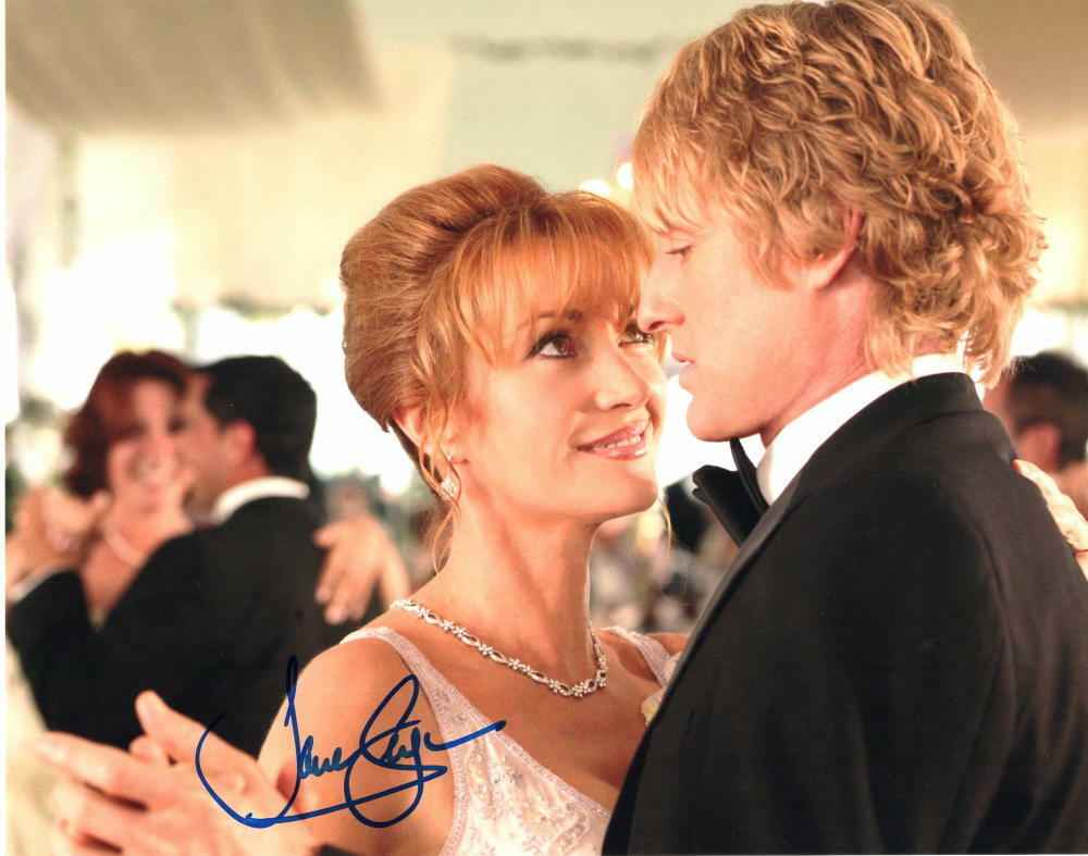 JANE SEYMOUR SIGNED AUTOGRAPH 11x14 Photo Poster painting - OWEN WILSON, WEDDING CRASHERS, BOND