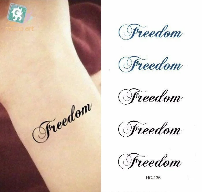 Waterproof Temporary Tattoo Sticker heartbeat wave French it is the life English letter women's tatto flash tatoo fake tattoos