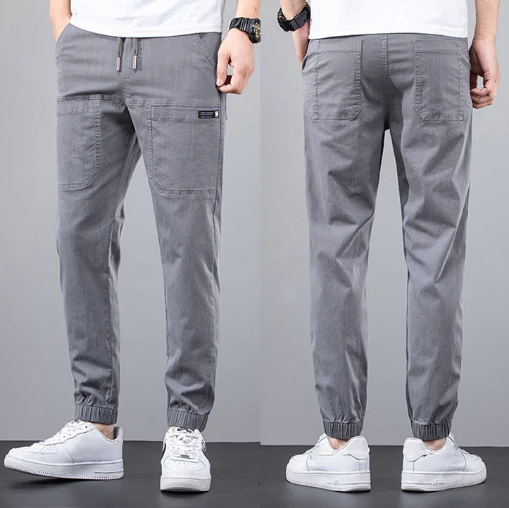 Men's Workwear Stretch Casual Elastic Waist Pants
