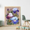 Iris - 11CT Counted Cross Stitch - 40*50cm - Flower
