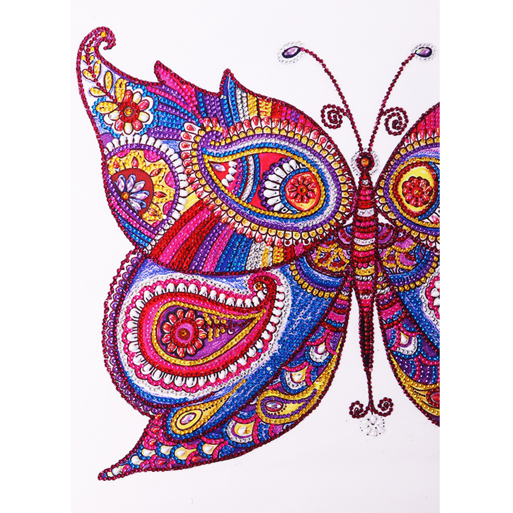 

30*40CM - Special Shaped Diamond Painting - Butterfly, 501 Original