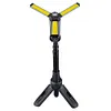 6000mAh LED Work Light Rechargeable Cordless Work Light for Camping (Black)