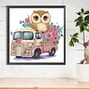 Diamond Painting-DIY Crystal Rhinestone Owl Car