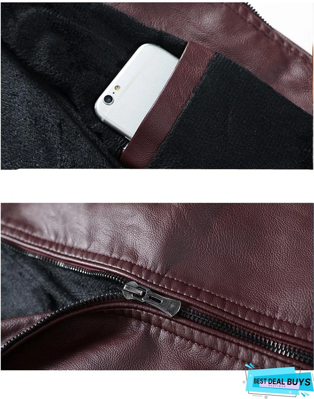 Men Leather Jackets Winter Jacket Classic Motorcycle Style Inside Thick Coats Leather Jacket