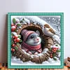 Mouse In A Tree Hole-11CT Stamped Cross Stitch 40*40cm/15.75*15.75in tapestrymarket