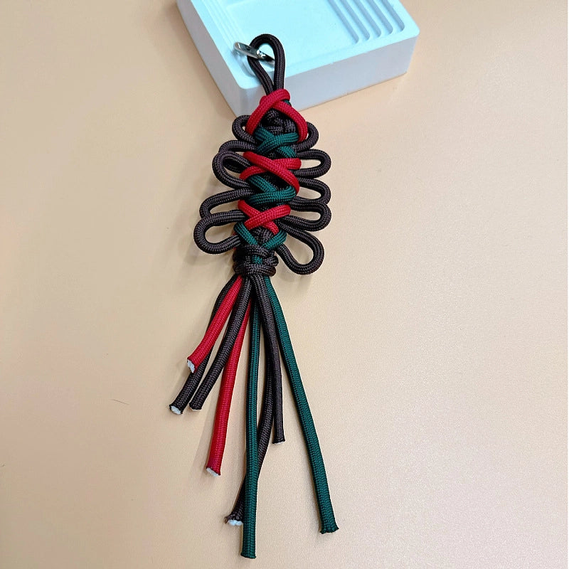 New Arrival Hand-Woven Bag Package Pendant Christmas Hanging Decoration Mobile Phone Strap Keychain Ornaments Christmas Tree Gift