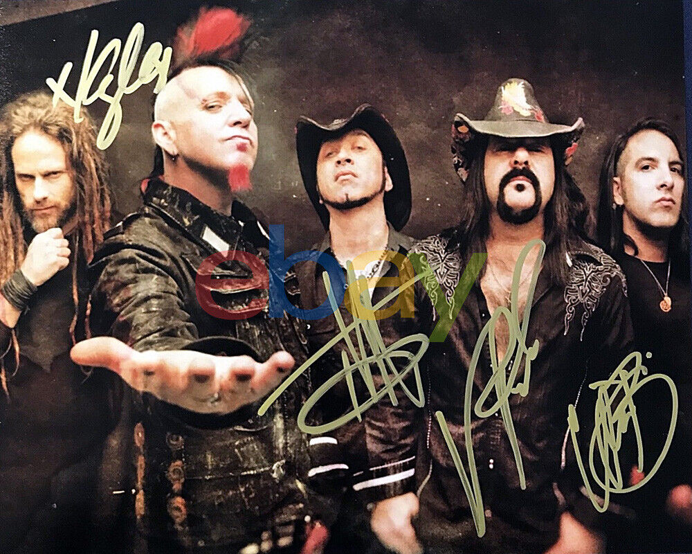 Hellyeah Band Signed 8x10 Auto Photo Poster painting reprint