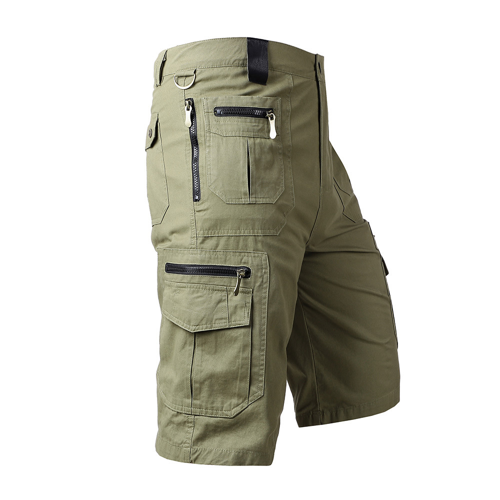 Sshamim Cargo Shorts Outfit – Cotton Multi-pocket Outdoor Summer Casual Streetwear  