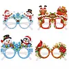 DIY Diamond Painting Christmas Glasses Frame No Lens(Christmas snowman)