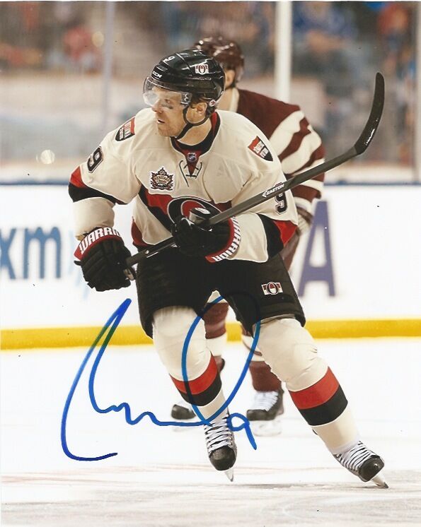 Ottawa Senators Milan Michalek Signed Autographed NHL Photo Poster painting 8x10 COA