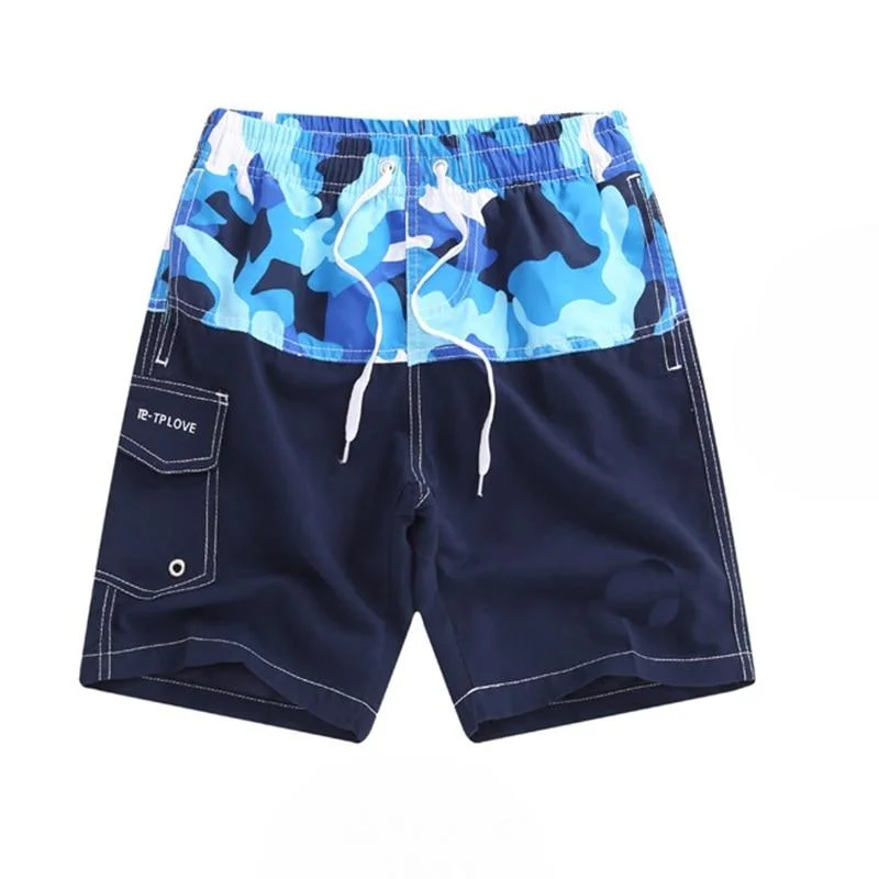 2019 Summer Quick-Dry Board Shorts Kid Beach Shorts 7-14 Yrs Children Boys Shorts Fashion Brand Surf Swimwear Boys Casual Shorts