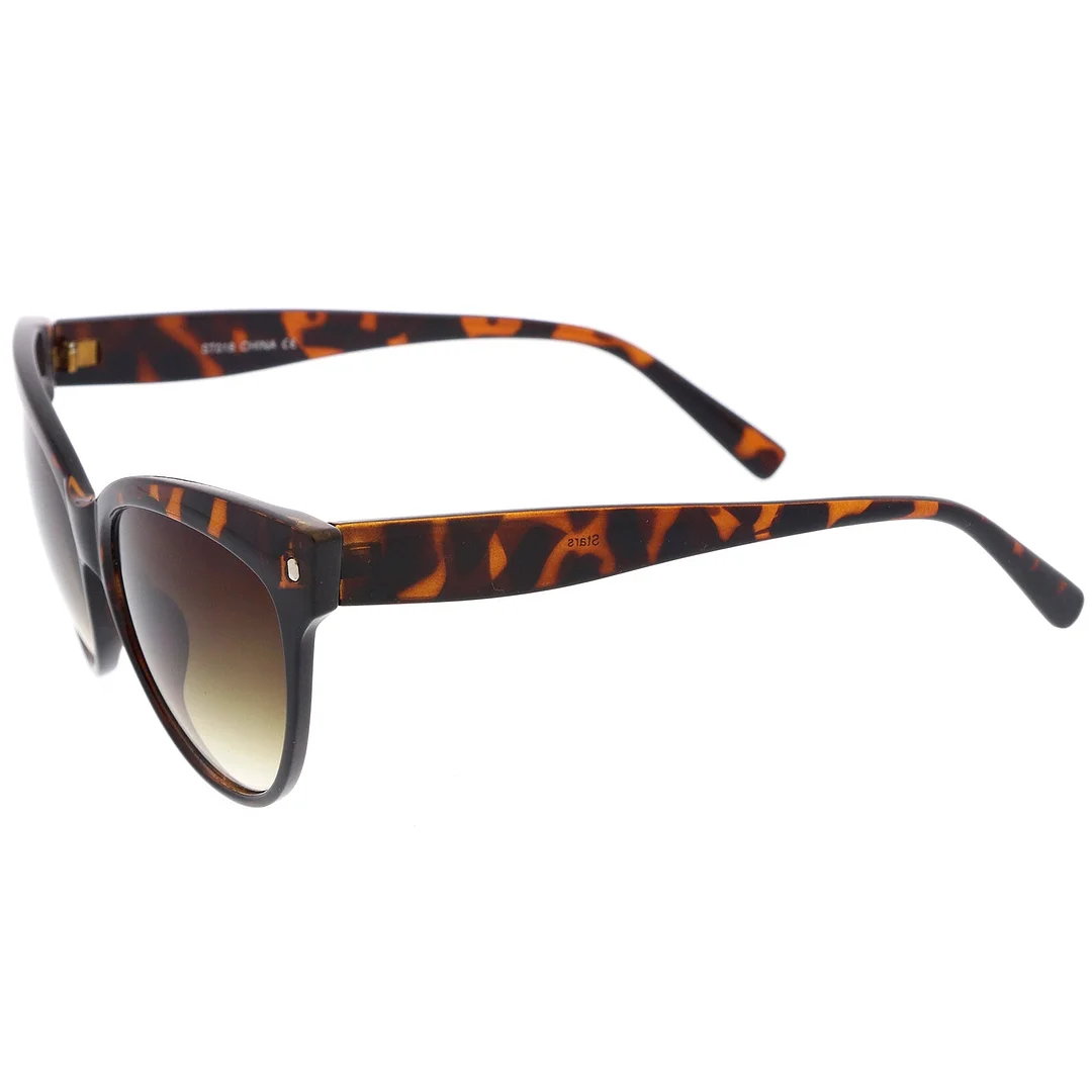 Women's Mod Oversize Horn Rimmed Cat Eye glasses 52mm