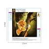 Chat-Complète Rond Diamant Peinture-25*25CM