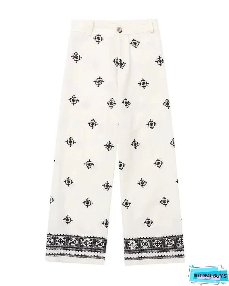 SALINA - WIDE LEG SUMMER PANTS