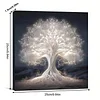 (Framed)Diamond Painting -DIY Round Drill Tree of Life with Frame(25x25cm)