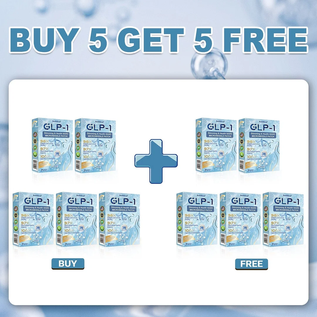 🏥FDA Store | 𝐵uil𝗱𝐿ea𝐟&reg; 𝑺𝑀𝗚T-𝑮𝐋𝑃-1 𝐒limming & 𝐻ealth 𝑁ano 𝑀icroneedle 𝑃atch with Collagen & Matrixyl 3000 丨Obesity,Cardiovascular Diseas, Diabetes, Sleep Apnea, Joint Problems and More