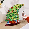 Photo Xmas Tree Gift DIY 2D Flat Wooden Desktop Diamond Art Kit