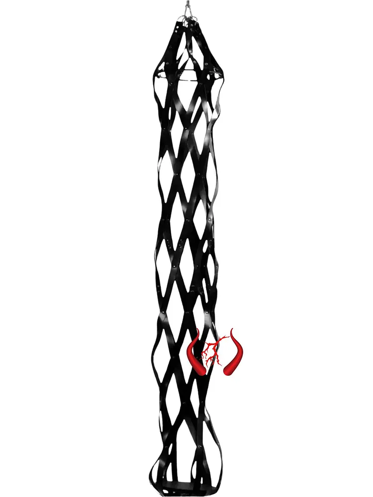 pornhint Pornhint Luxury Bondage Suspension Strap Cage ? Fully Adjustable BDSM Harness for Restraint and Extreme BDSM Play saint andrews cross bdsm