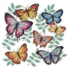 Color Butterfly-14CT Stamped Cross Stitch Kit(33x34cm)