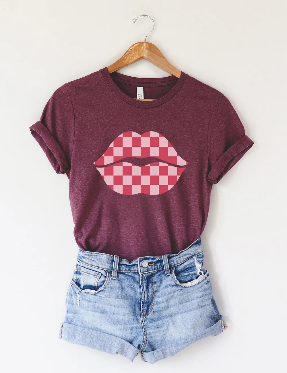 Checker Lips T-Shirt