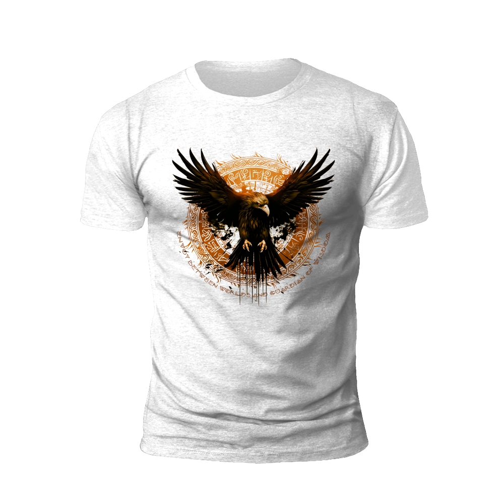 Majestic Flight: The Raven's Wisdom T-shirt