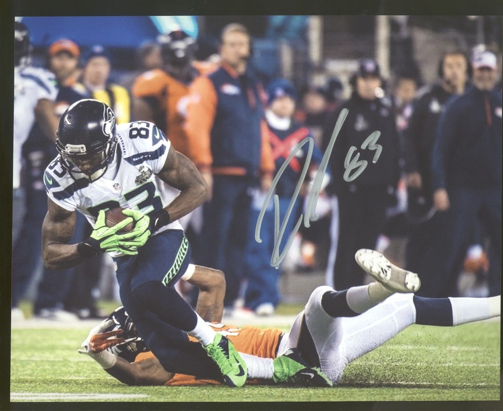 Ricardo Lockette 8x10 Autographed Signed AUTO Seahawks SB XLVIII Champ SPH 451