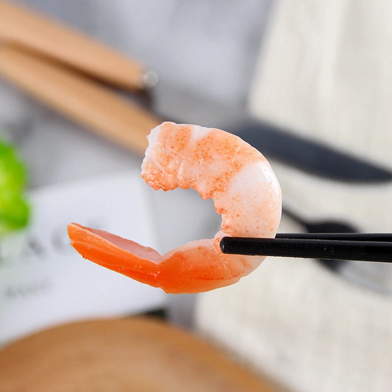 PVC Simulation Shrimp Model Film And Television Shooting Props Restaurant Sample Decoration Fun Simulation Food Shrimp Tail