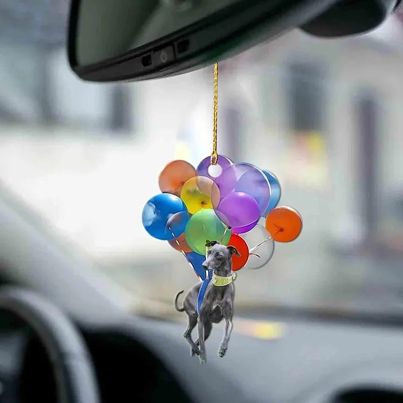 VigorDaily Greyhound Fly With Bubbles Car Hanging Ornament BC071