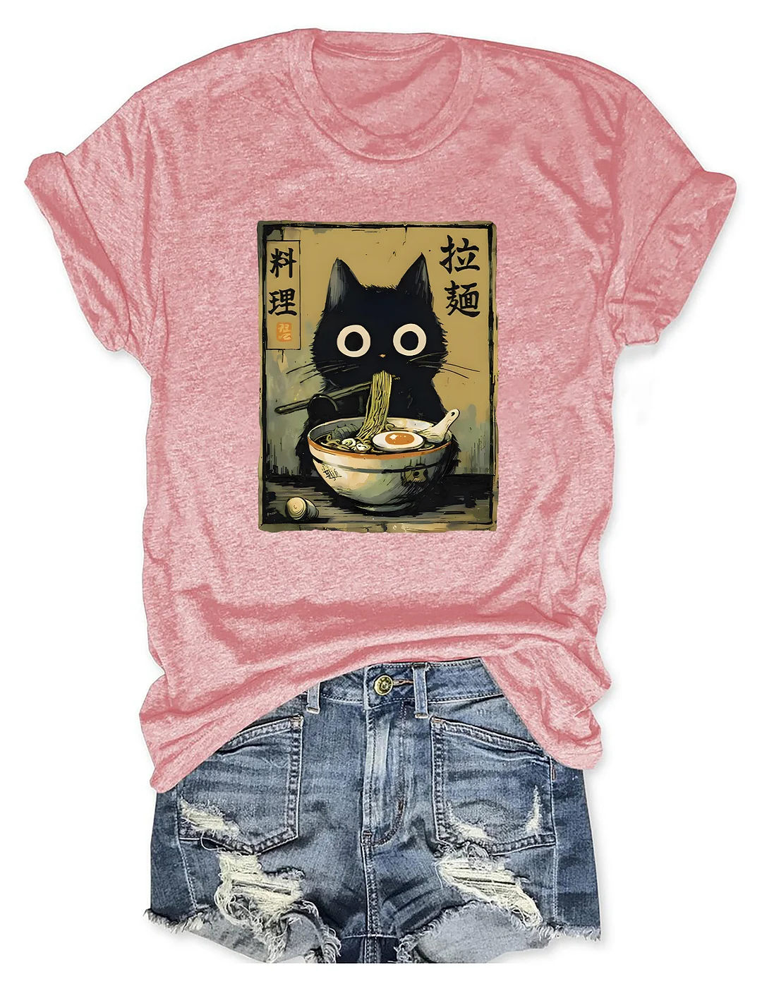 Ramen Cat T-shirt