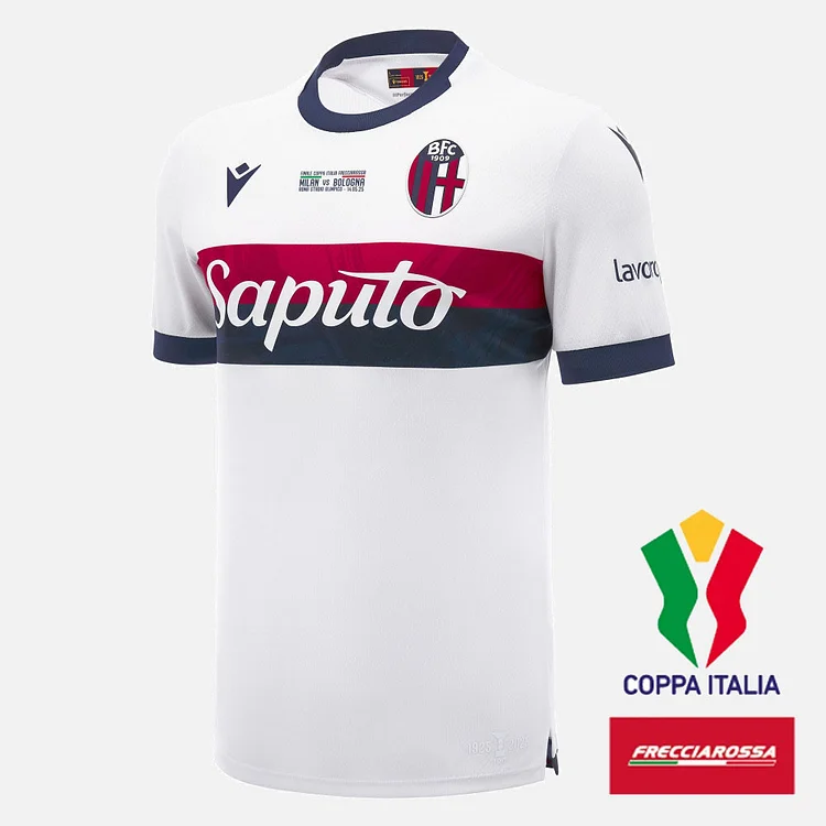 Bologna 2024/25 Italian Cup Final Jersey（Attached: Italian Cup Patch）