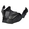 Airsoft Mask 700FPS Impact Resistance Safety Mask Detachable for Training(Black)
