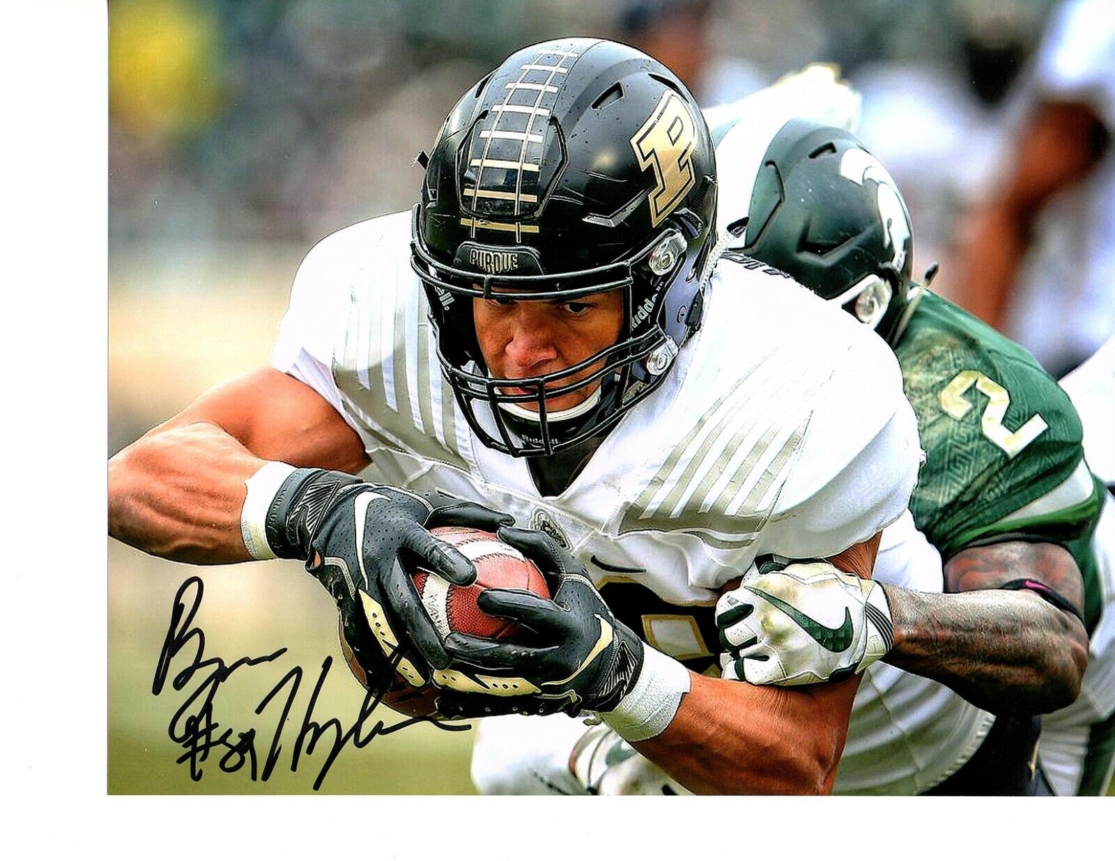 Brycen Hopkins Purdue Boilermakers signed autographed 8x10 football Photo Poster painting N