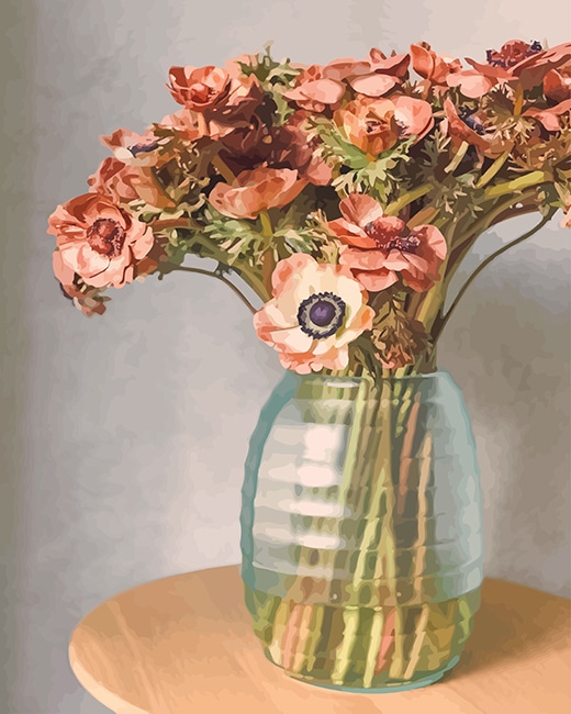 

Vase Of Flowers – Paint By Numbers - 40*50CM, 501 Original