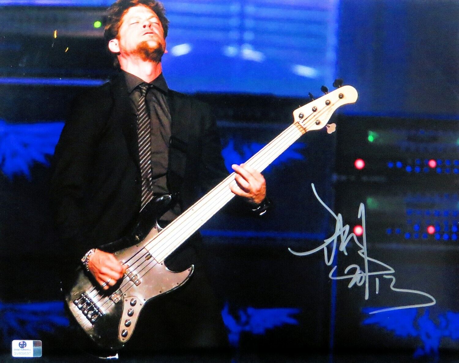 Jason Newsted Signed Autographed 11X14 Photo Poster painting Metallica Bassist GV809537