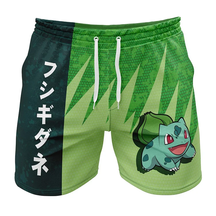 Bulbasaur Classic Pokemon Gym Shorts