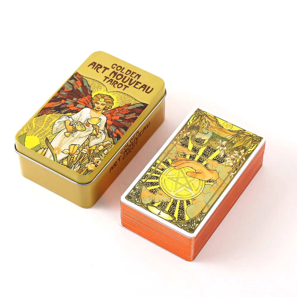 The Antique Anatomy Tarot Metal Box and Guide Booklet
