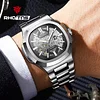 RHOTNS Nautilus Waterproof Business Korean Fashion Automatic Watch