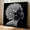 Framed Gracelady - Pearls Painting Kit for Creativity DIY Pearl Dot Crafts for Gift Home Wall Decor 30*30CM Pearl Art Painting